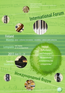 June 13 – 21 (24), 2011. Mänttää and Lempäälä, Finland