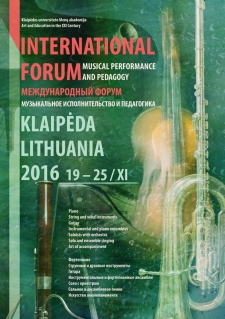 November 19 – 26, 2016. Forum in Klaipeda